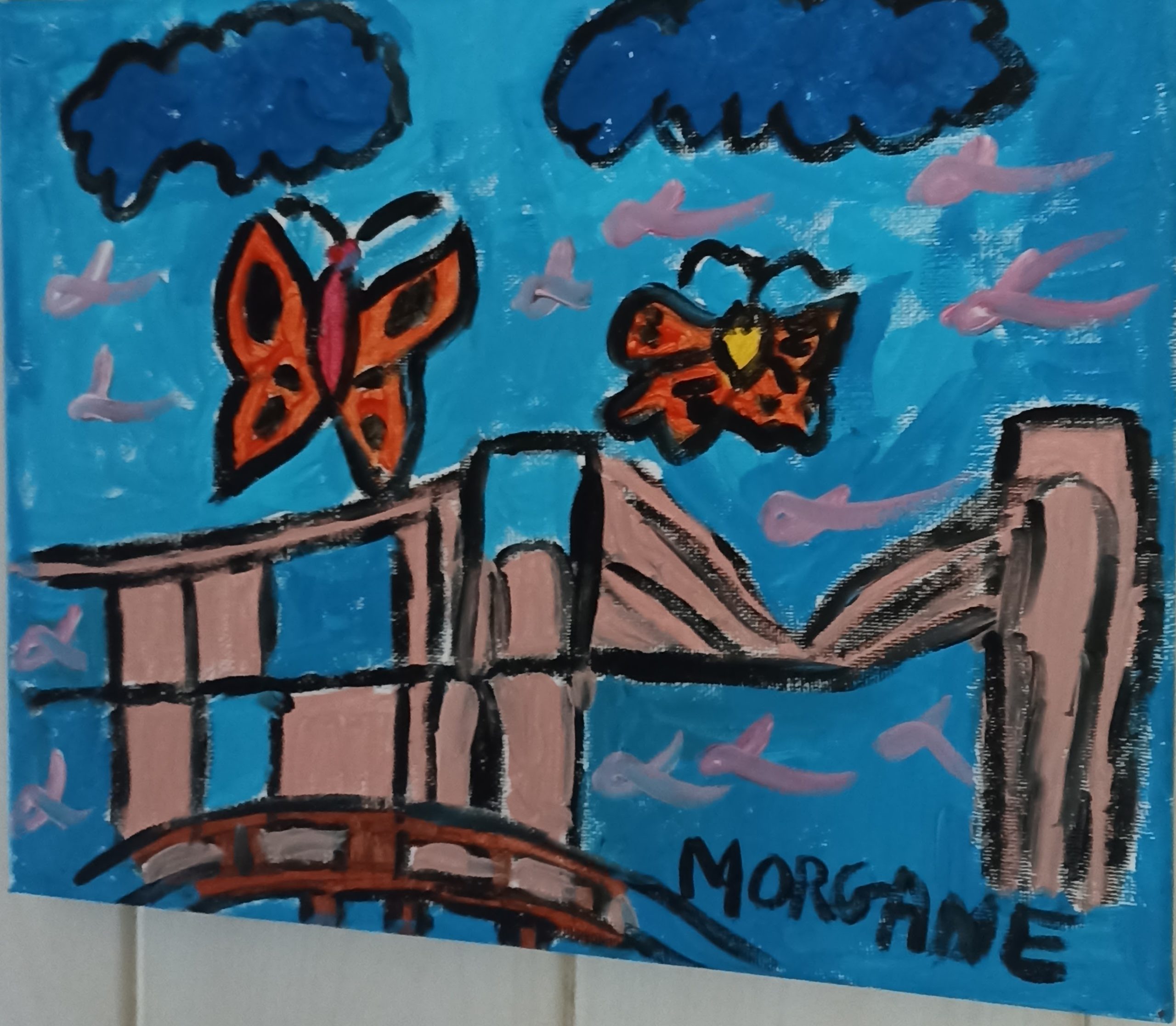 les papillons volent